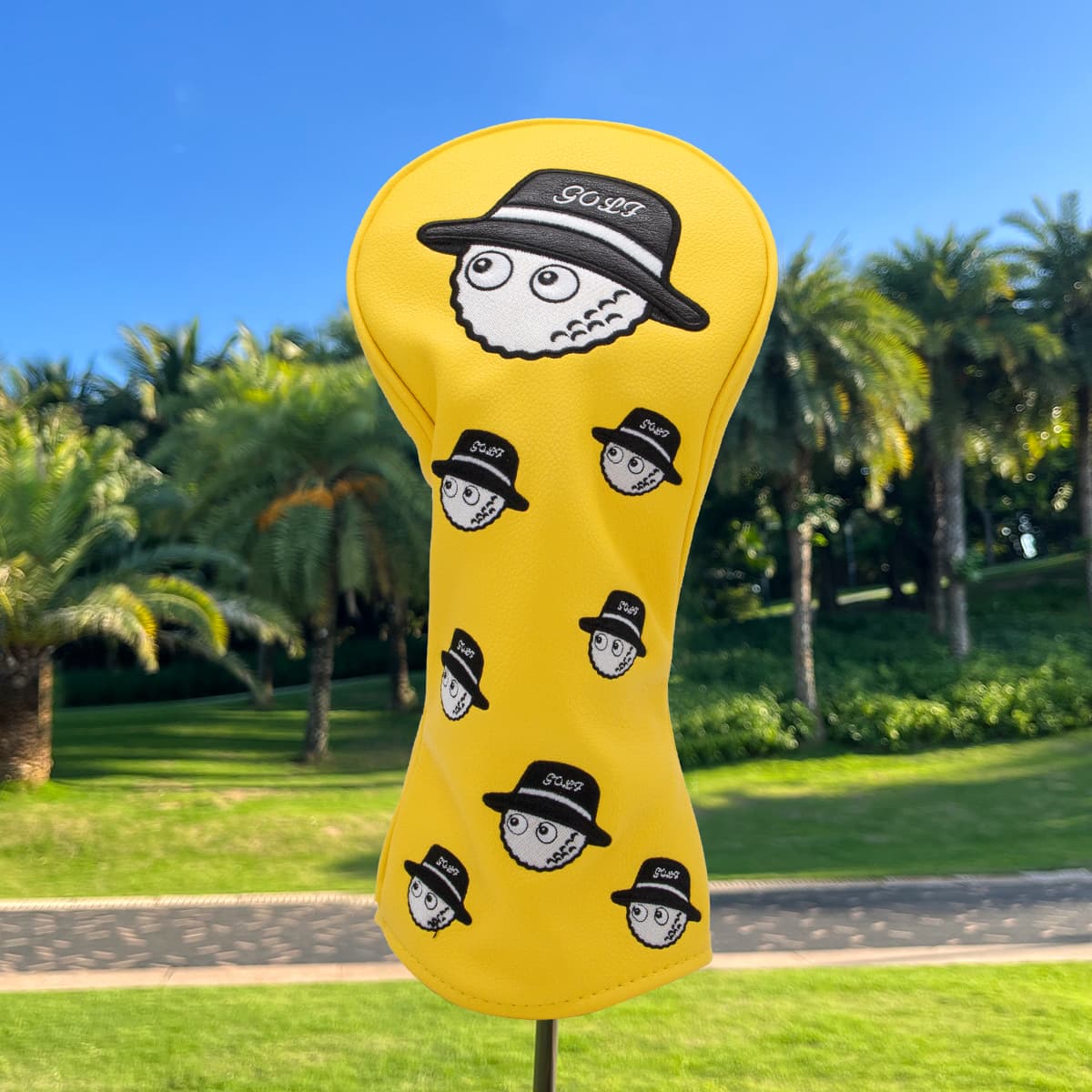 ヘッドカバー ウッドカバー カートゥーン目玉キャラクターカバー