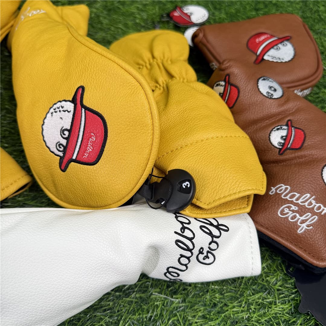 ヘッドカバー ヘッドカバー ゴルフボールキャラクター ドライバーカバー
