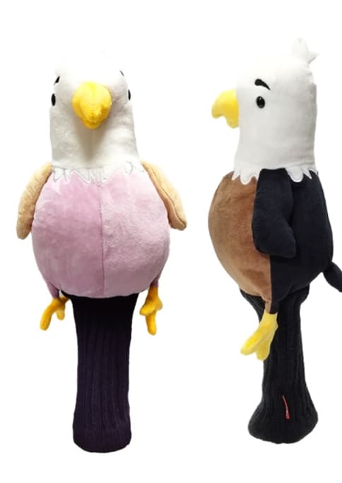 ヘッドカバー ウッドカバー わし型ゴルフクラブヘッドカバー
