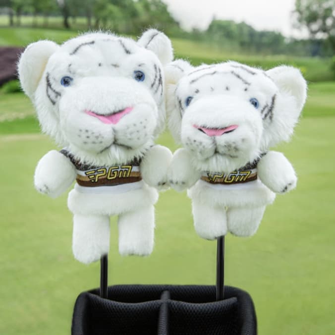 ヘッドカバー ウッドカバー 可愛い虎の顔ぬいぐるみウッドカバー