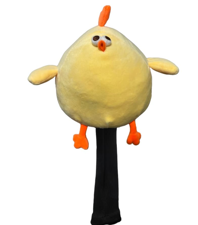 ヘッドカバー ウッドカバー ひよこ型ゴルフウッドカバー