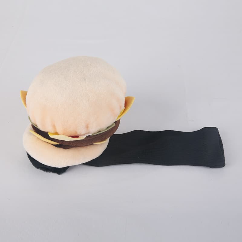 ヘッドカバー ドライバーカバー 立体食品仕様ハンバーガー型高級保護用ドライバーカバー