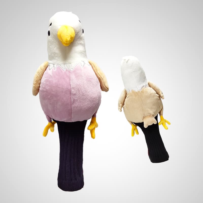 ヘッドカバー ウッドカバー わし型ゴルフクラブヘッドカバー