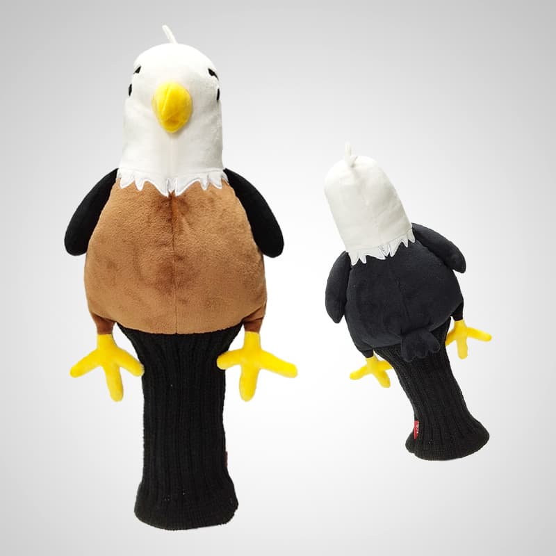 ヘッドカバー ウッドカバー わし型ゴルフクラブヘッドカバー