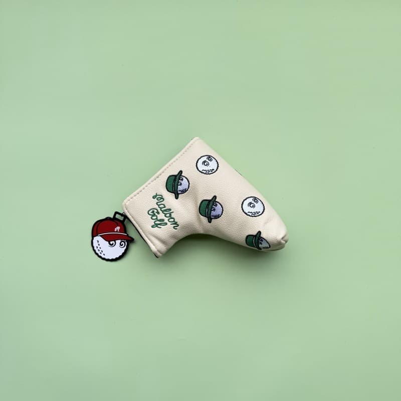 ヘッドカバー パターカバー ゴルフボール柄 おしゃれなパターカバー